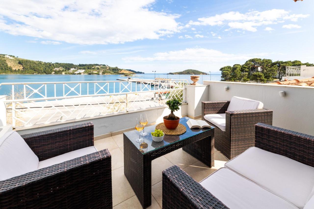 Casa Blue Sea View, Philian Collection Leilighet Skiáthos Eksteriør bilde